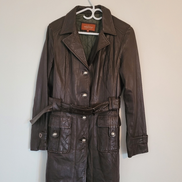 Vintage lether jacket - Picture 4 of 4
